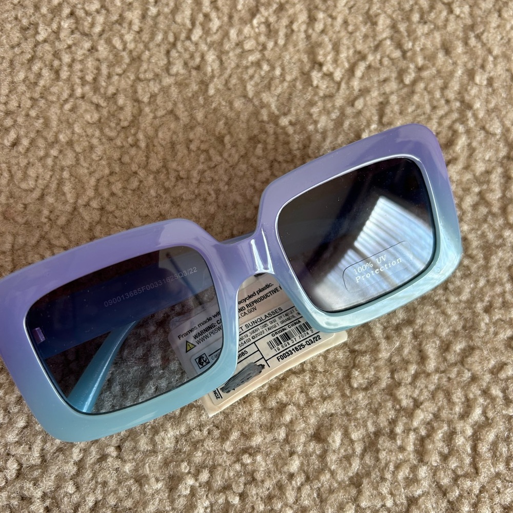 A New Day Purple and Blue Sunglasses